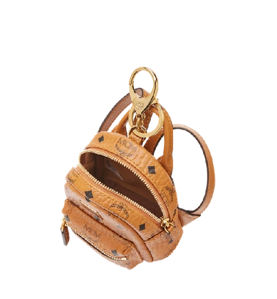 Shop Mcm Backpack Charm In Visetos In Co