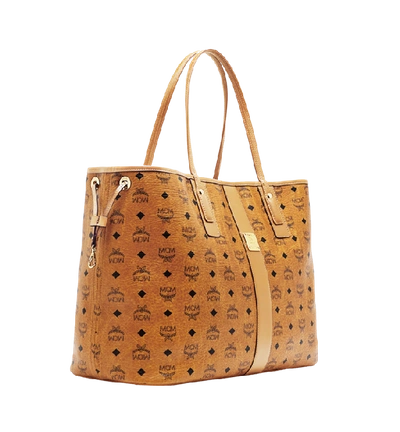 Shop Mcm Reversible Liz Shopper In Visetos In Co