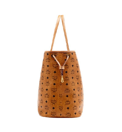 Shop Mcm Reversible Liz Shopper In Visetos In Co