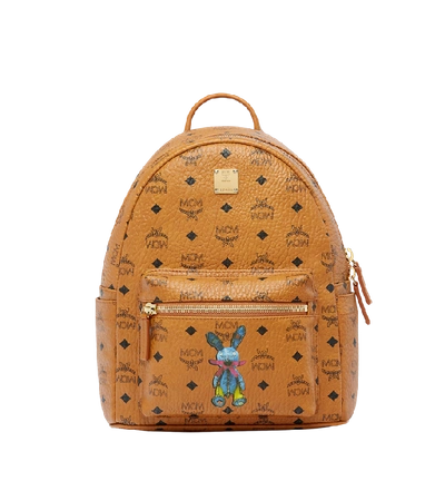 Shop Mcm Stark Classic Rabbit Backpack In Visetos In Co