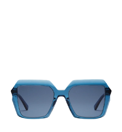 Shop Mcm Square Half Diamond Sunglasses In Ct