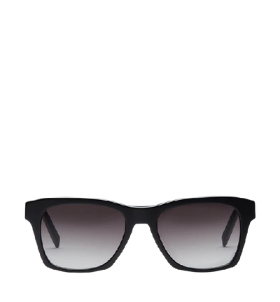 Shop Mcm Rectangular Logo Plaque Sunglasses In Bk