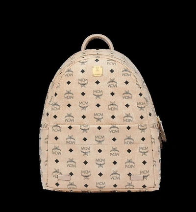 Shop Mcm Trilogie Stark Rucksack In Visetos In Ig