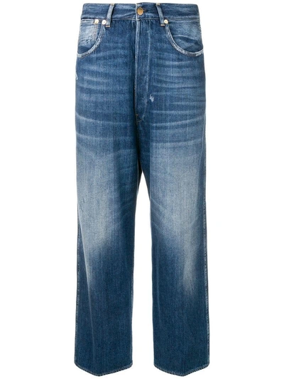 Shop Golden Goose Deluxe Brand Breezy Cropped Jeans - Blue