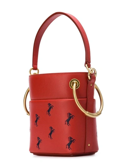 Shop Chloé Roy Horse Bag - Red
