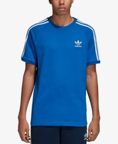 Shop Adidas Originals Adidas Men's Originals Adicolor Slim Fit T-shirt In Bluebird