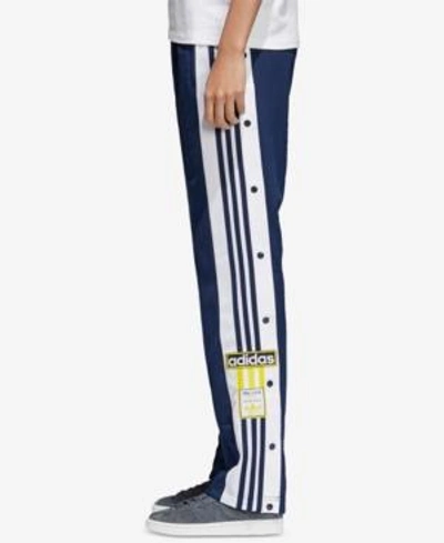 Shop Adidas Originals Adicolor 3-stripe Track Pants In Collegiate Navy/white