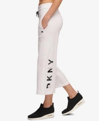 Shop Dkny Sport High-rise Culottes, Created For Macy's In White