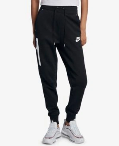 Shop Nike Sportswear Tech Fleece Joggers In Black/white