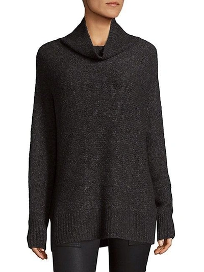 Shop Joie Lehi Cowlneck Sweater In Heather Charcoal