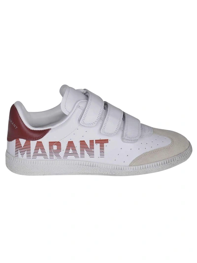 Shop Isabel Marant Étoile Beth Sneakers In White