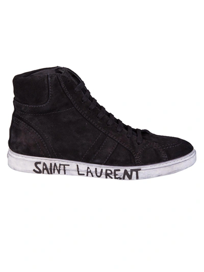 Shop Saint Laurent Sneakers In Nero