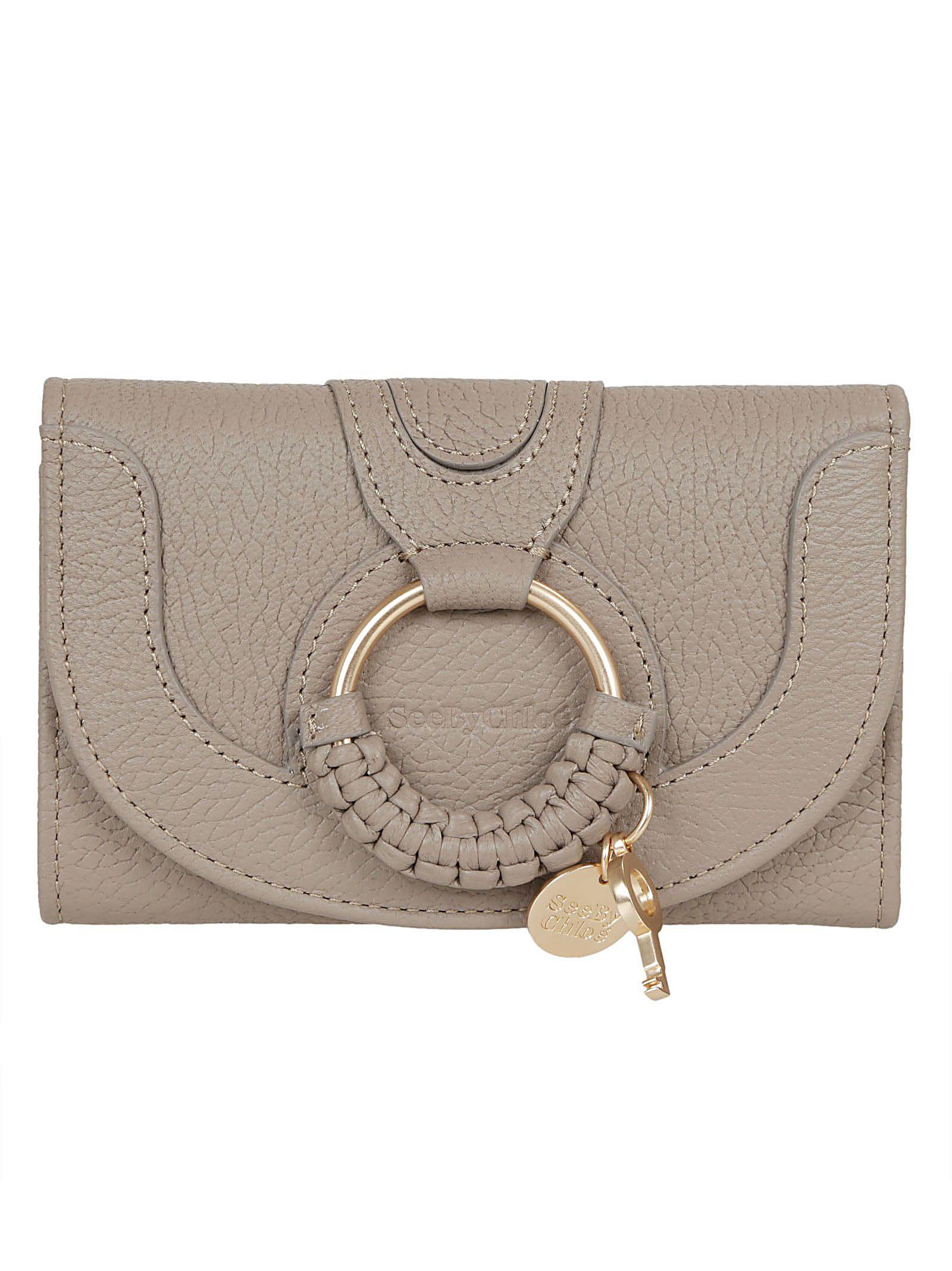 See By Chloé Hana Compact Wallet In 23w Grey | ModeSens