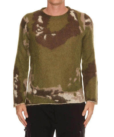 Shop Alyx Briar Mohair Sweater In Camo Taupe