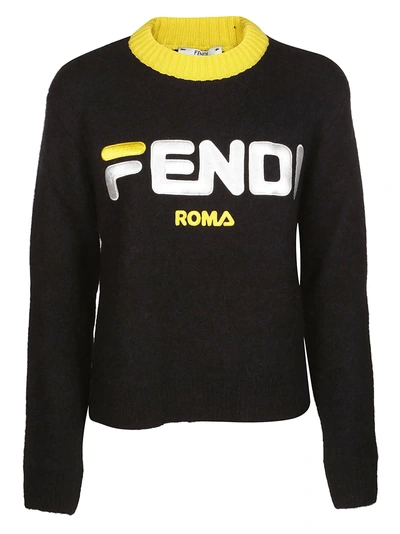 Shop Fendi Logo Sweater