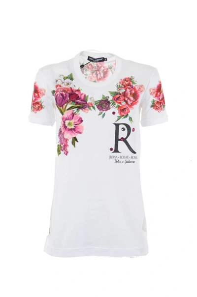 Shop Dolce & Gabbana Dolce E Gabbana T-shirt In White