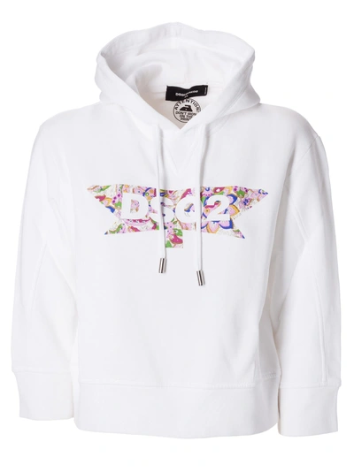 Shop Dsquared2 Paisley Logo Hoodie