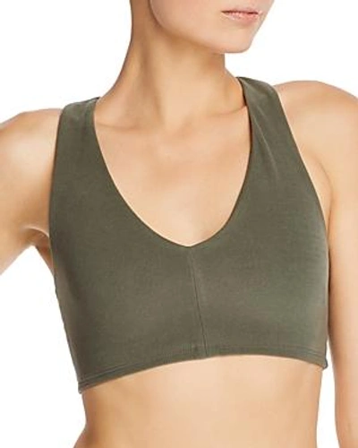 Shop Alo Yoga Base Sports Bra In Jungle