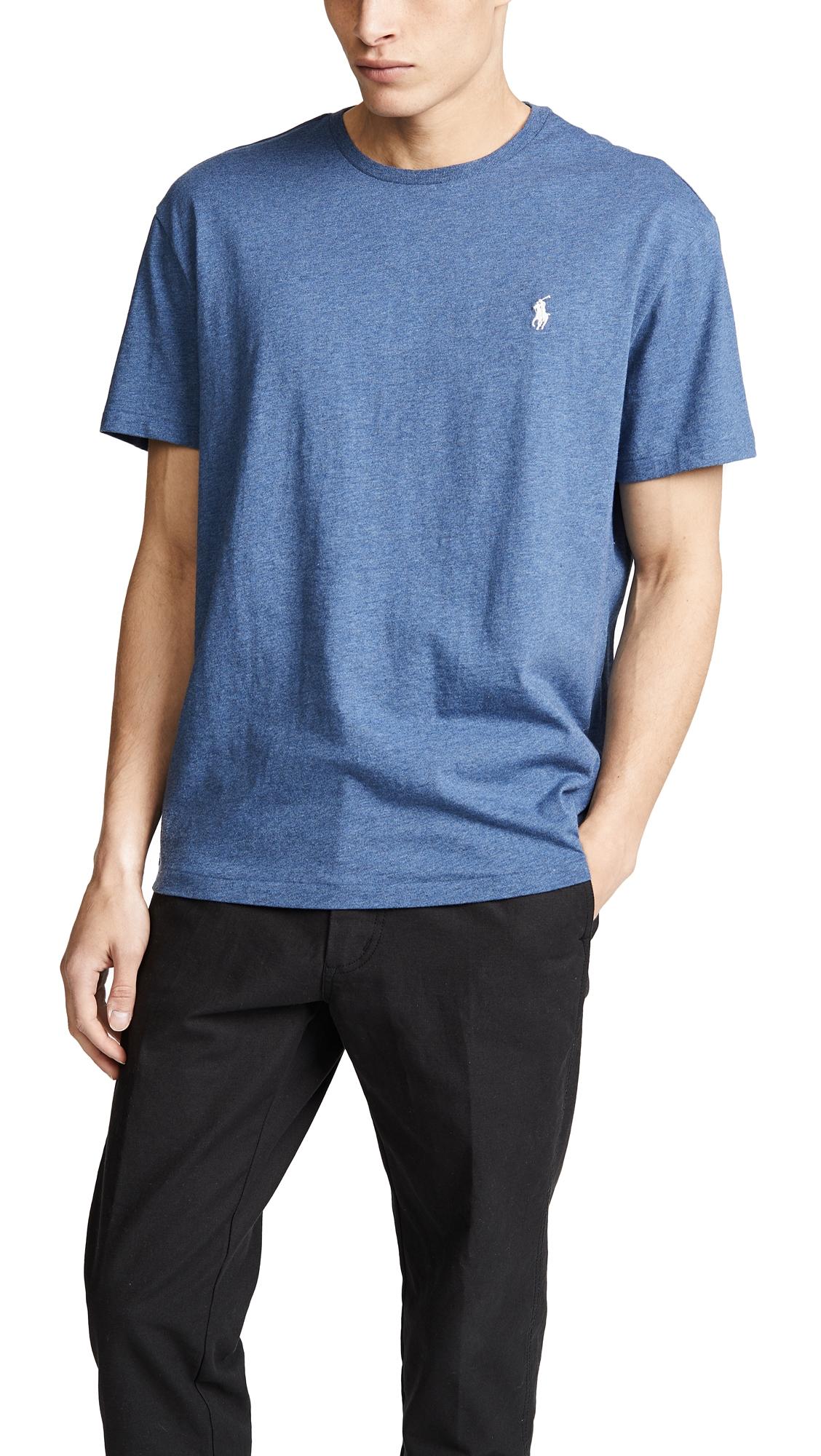 Polo Ralph Lauren Men's Classic Fit Crew Neck T-shirt In Blue | ModeSens