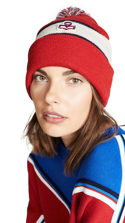 Shop Isabel Marant Halden Ski Hat In Red