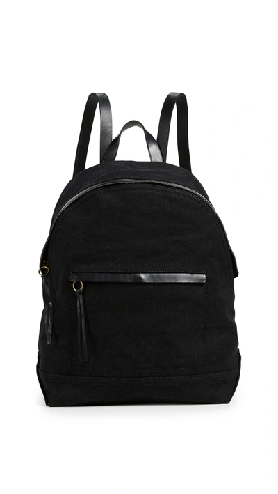 Shop Madewell Classic Canvas Backpack In True Black