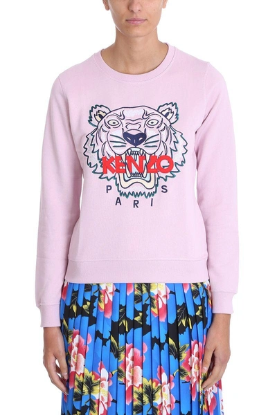 Shop Kenzo Tiger Sweatshirt In Rose-pink