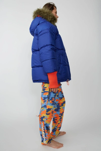 Shop Acne Studios Expedition W A/f Deep Orange In Reversible Down Jacket