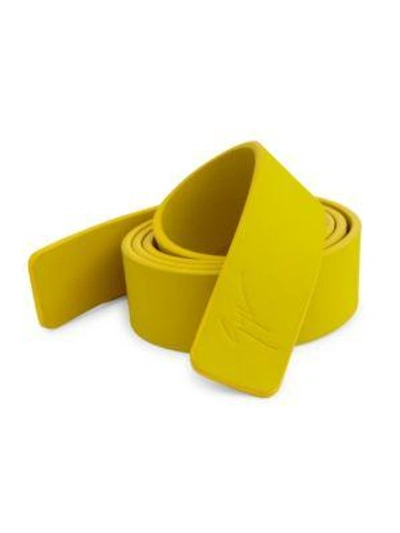 Shop G-star Raw Bright Rubber Belt In Yellow