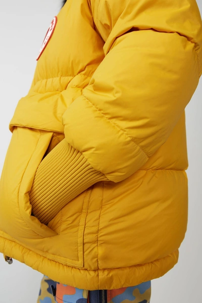 Shop Acne Studios Expedition W A/f Sunflower Yellow In Reversible Down Jacket