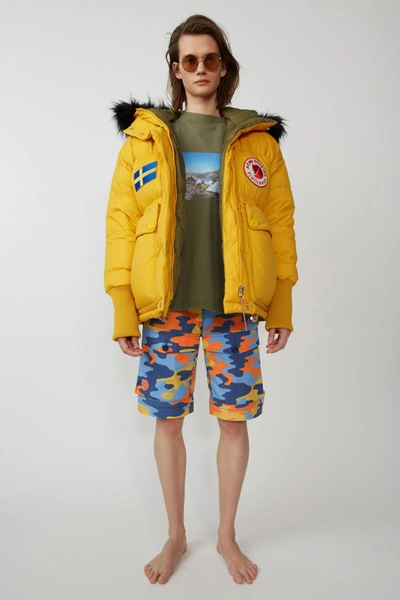 Shop Acne Studios Expedition W A/f Sunflower Yellow In Reversible Down Jacket