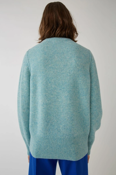 Shop Acne Studios Classic Sweater Pale Blue Melange