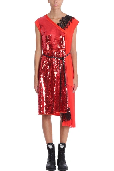 Shop Marc Jacobs Sequins Dress In Red