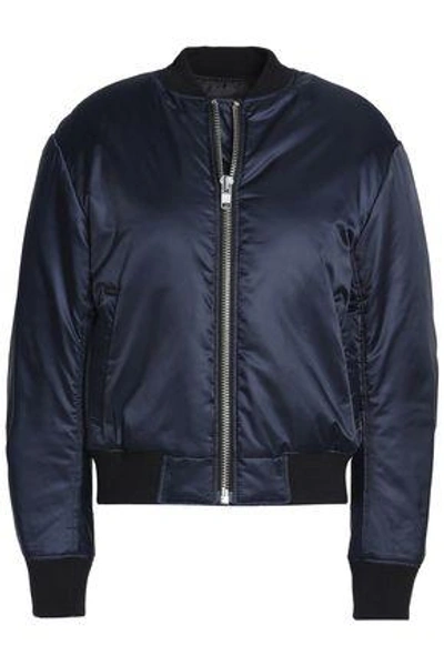 Shop House Of Dagmar Woman Shell Bomber Jacket Navy