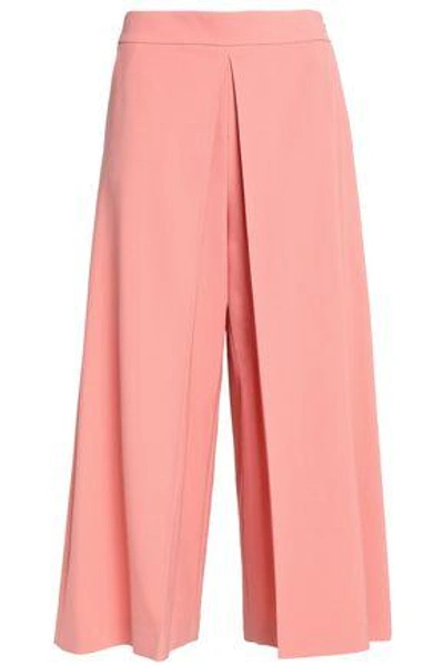 Shop Alexander Wang Woman Pleated Twill Culottes Antique Rose