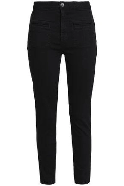 Shop Equipment Woman Cropped High-rise Skinny Jeans Black