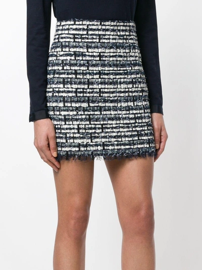 Shop Thom Browne Tweed Mini Skirt