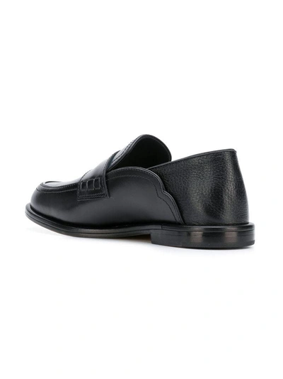 Shop Loewe Low-heel Loafers - Black