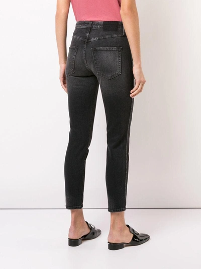 Shop Amo Cropped Skinny Jeans - Black