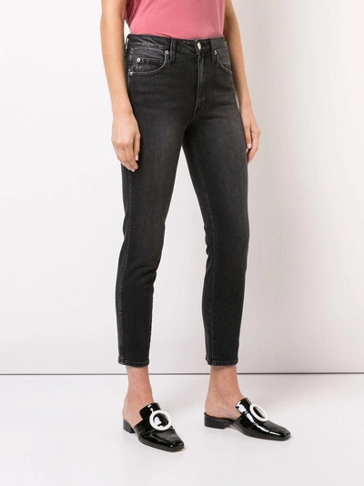 Shop Amo Cropped Skinny Jeans - Black