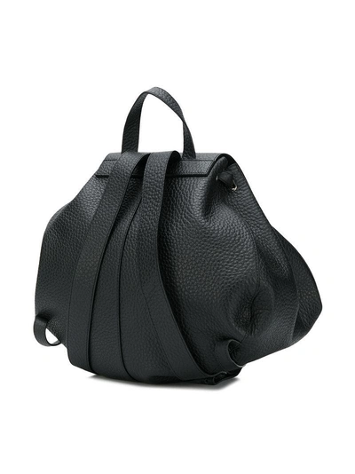 Shop Orciani Round Backpack In Black