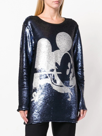 Shop Faith Connexion X Disney Sequin Sweater - Blue