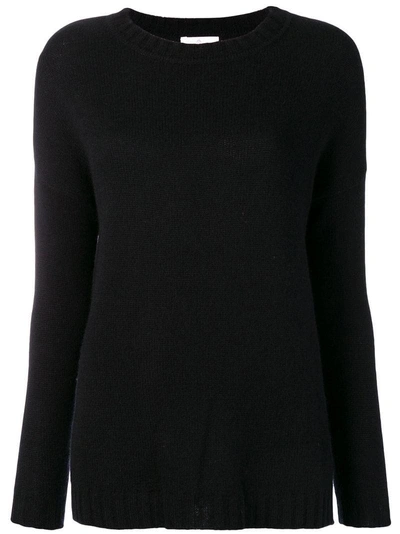 Shop Allude Crew Neck Sweater - Black