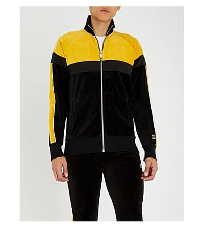 Tommy Hilfiger X Lewis Hamilton Velvet Jacket In Black / Golden Yellow |  ModeSens