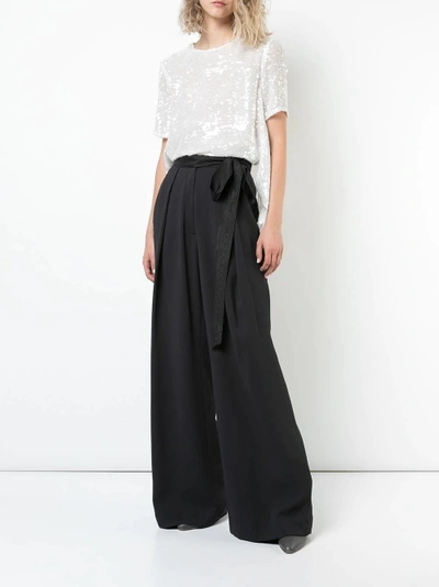 Shop Adam Lippes Sequin T-shirt