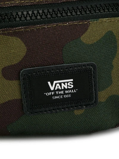 Shop Vans Military Print Crossbody Bag - Black