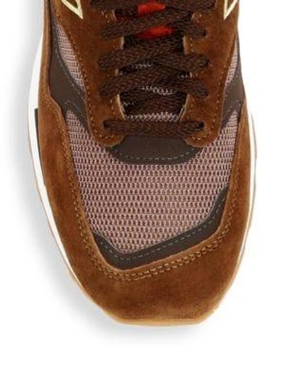 Shop New Balance 1500 Made In Uk Suede Sneakers In Brown