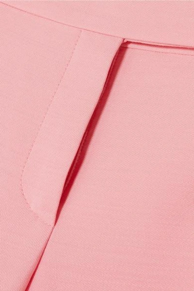Shop Alexander Mcqueen Wool-blend Bootcut Pants In Pink