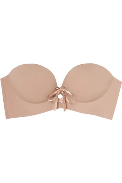 Shop Fashion Forms U-plunge Lace-up Self-adhesive Backless Strapless Bra In Beige