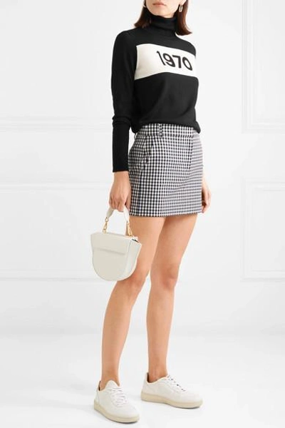 Shop Bella Freud 1970 Wool Turtleneck Sweater In Black