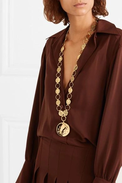 Shop Chloé Emoji Gold-plated Necklace